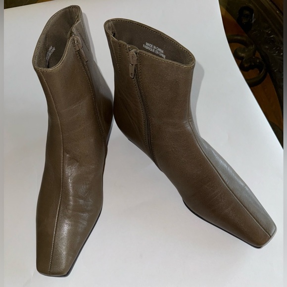 Jeffrey Campbell Brown Ichabod Square Toe Booties Size 8 - Picture 5 of 12